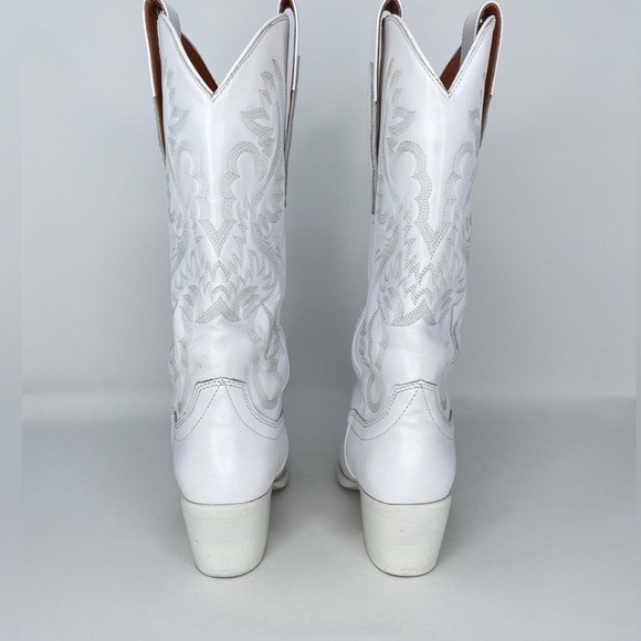 Free People by Jeffrey Campbell Dagget Cowboy Western Boots in White Size 8 - Picture 8 of 13